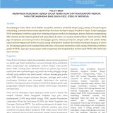 Policy Brief Membangun Kesadaran Gender dalam Pembatasan dan Pengurangan Merkuri pada Pertambangan Emas Skala Kecil (Pesk) di Indonesia 